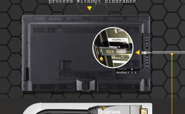 AOC HDMI Cable easy to wiring through pipes