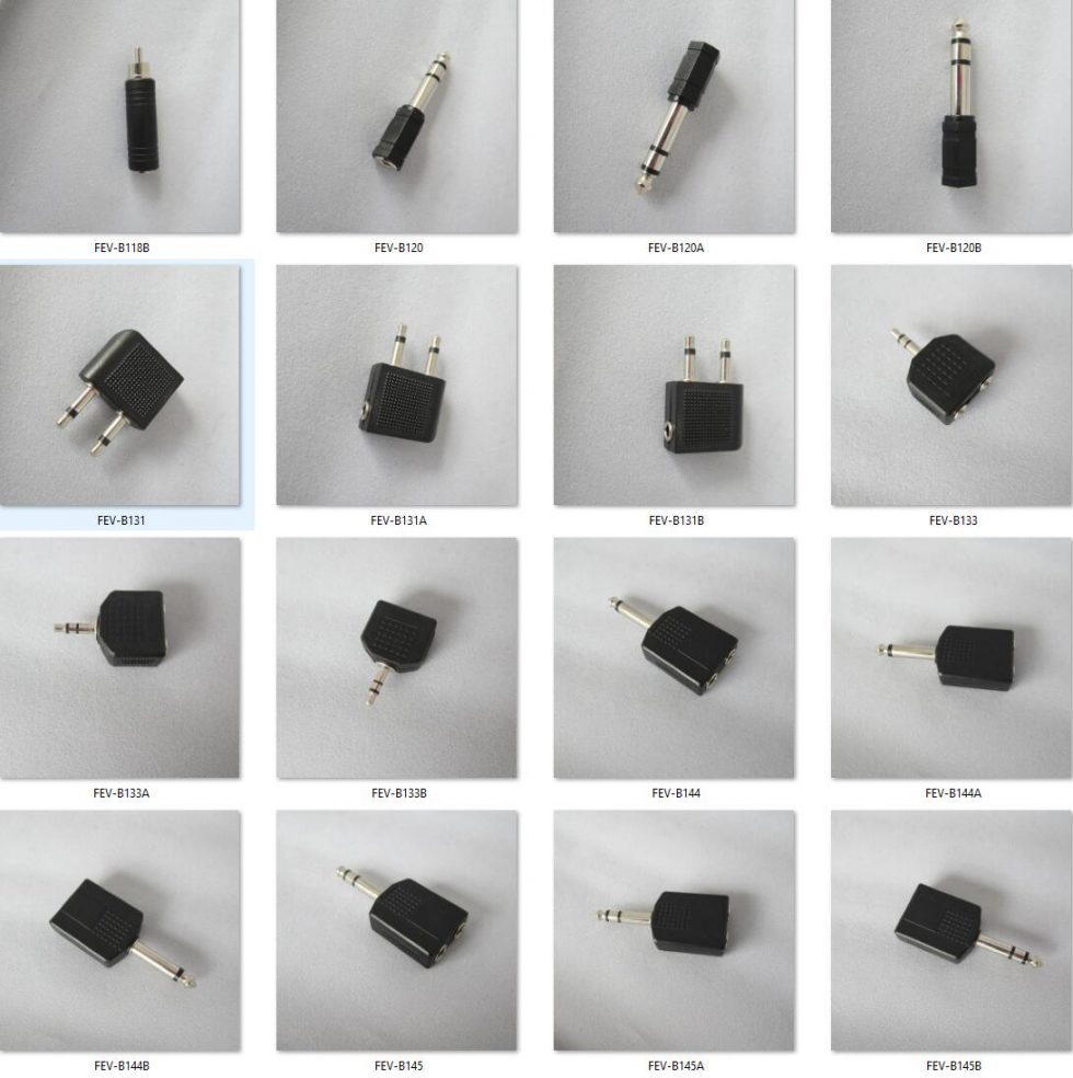 Audio Splitter 6.35MM to 3.5MM Adapter