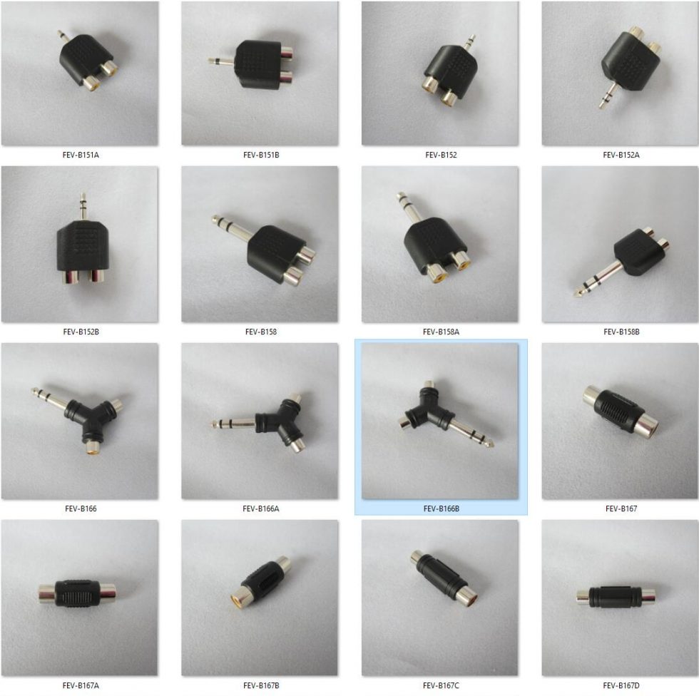 Y 6.35MM Male to RCA Female RCA Couper