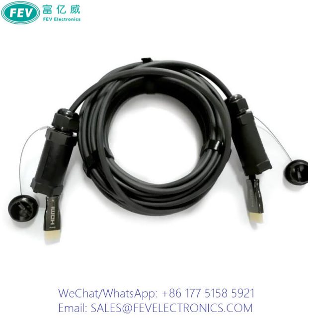 Waterproof and Flame Retardant Active Optical Fiber HDMI Cable 2.1V 2.0V upto 150M