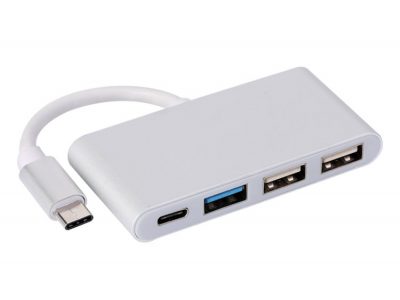 USB C Male to USB C+USB3.0+USB2.0 Jack