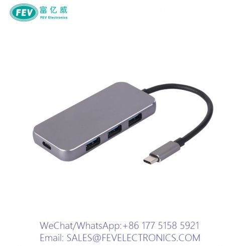USB C Male to USB3.0+C Female