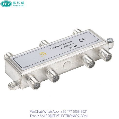 CATV 6WAY SPLITTER FEV-SP109
