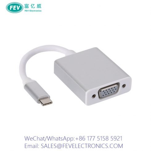 USB C Male to VGA Female Adapter