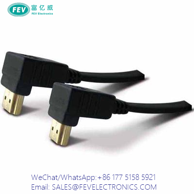 HDMI Right Angle Connector Male to Male