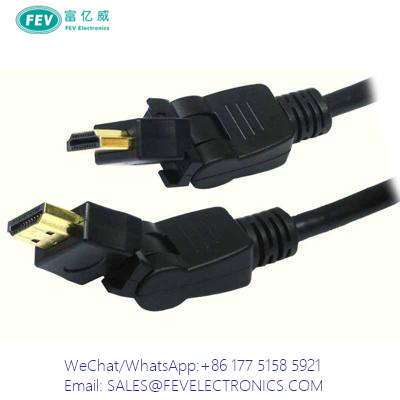 360 degree rotate HDMI Cable Male to Male
