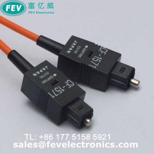 SUMITOMO CF-1571 Simplex Cable. H-PCF 200/230um Fiber, Wear Resistant PUR Jacket, OD 6.0mm