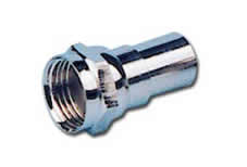F Male Connector for RG58 RG59 RG6 3C2V Coax Cables