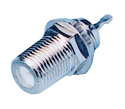 F female connector with screw and nut