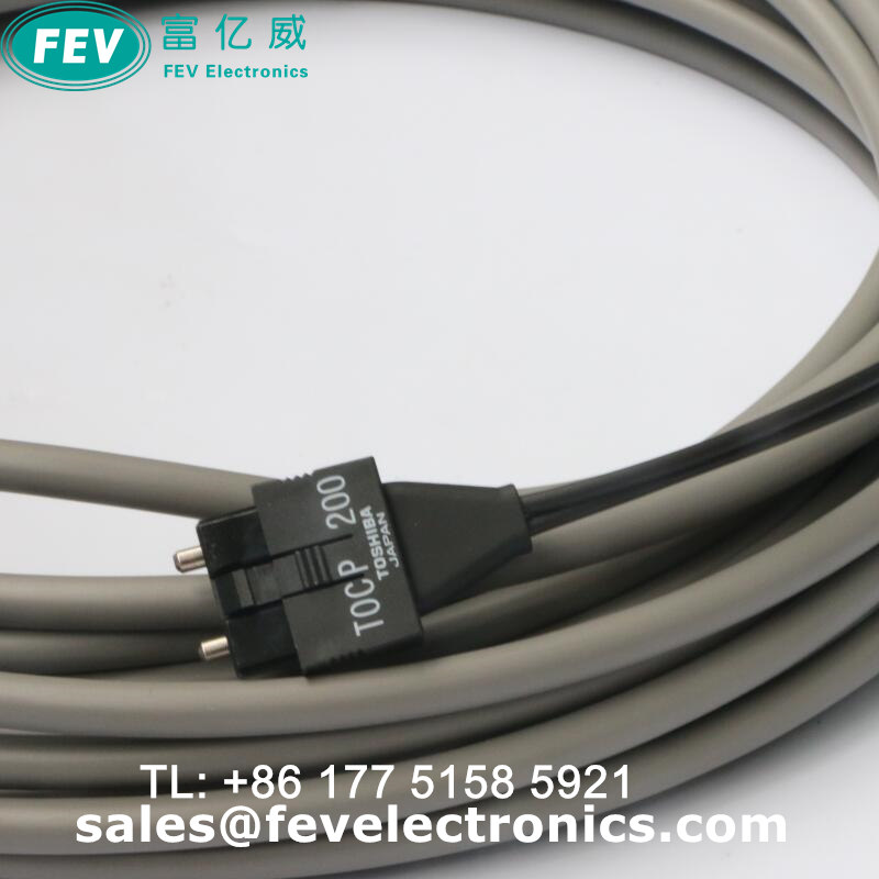 TOCP200, TOCP200K JIS F07 APF 980/1000 um Fiber Optic Cable Assemblies TOSHIBA TOCP200 with Coating Gray, TOCP200, TOCP200K JIS F07 APF 980/1000 um Fiber Optic Cable Assemblies