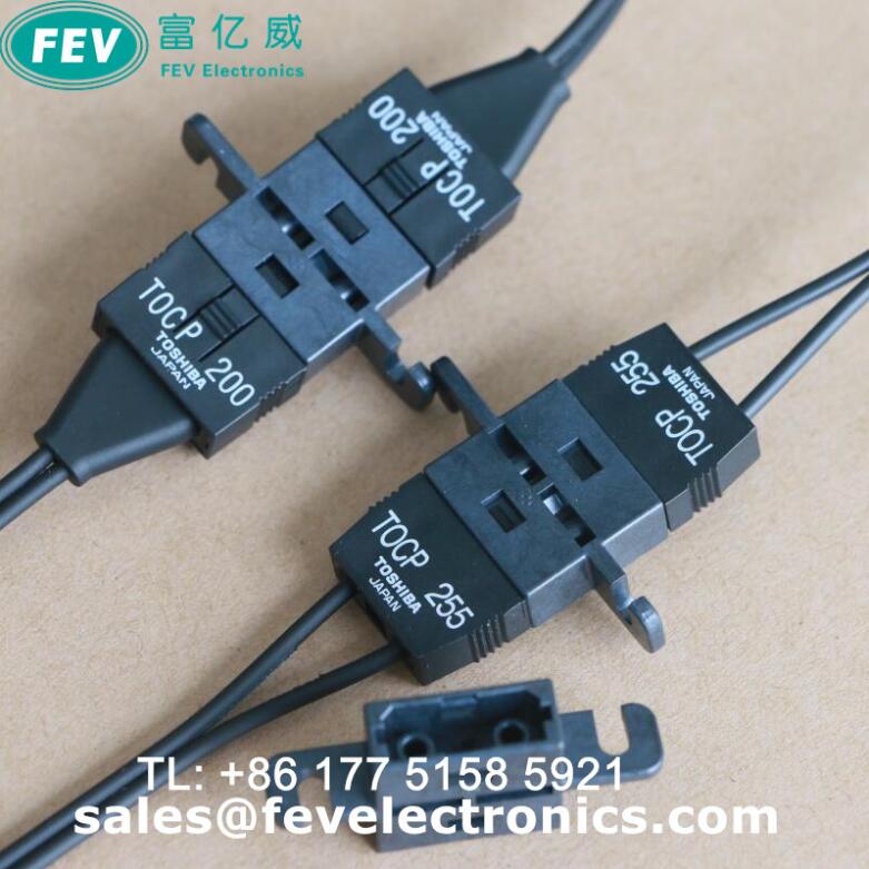 TOCP 255 Toshiba Fiber Optical Cable with 2 Toshiba TOCP255 Connectors TOSHIBA TOCP255 TOCP 255 Optical Fiber Cable with Coupler TOCP 255 CONNECTOR
