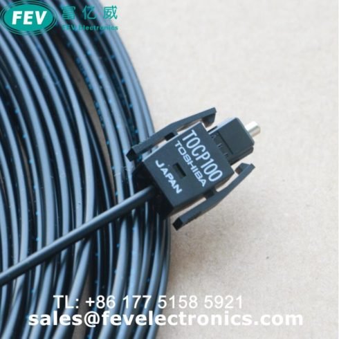 TOSHIBA TOCP100 OPTICAL FIBER CABLE CONFIRM TO JIS F05 PCF 200/300µm