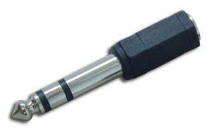 6.3mm stereo plug to 3.5mm mono jack (assembled type)