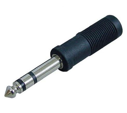 6.3mm stereo plug to 6.3mm mono jack
