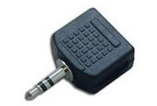 3.5mm stereo plug to 2*3.5mm stereo jack