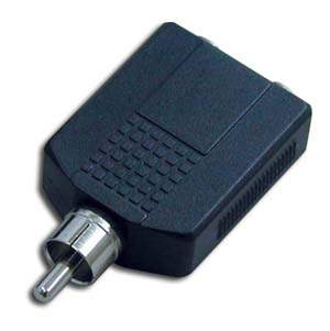 rca plug to 2*6.3mm mono jack