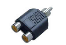 rca plug to 2*rca jack