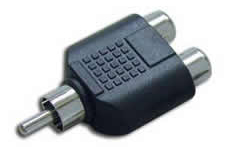 rca plug to 2*rca jack