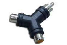 rca plug to 2*rca jack