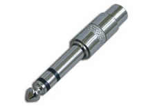 6.3mm stereo plug to rca jack