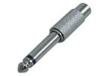 6.3mm mono plug to rca jack