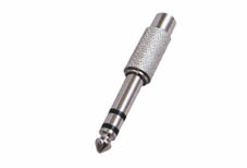 6.3mm stereo plug to rca jack