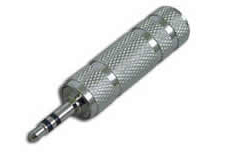 3.5mm stereo plug to 6.3mm stereo jack