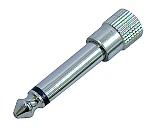 6.3mm mono plug to 3.5mm mono jack;
