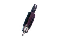 RCA PLUG MALE CONNECTOR WITH SPRING