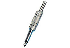 6.35MM MONO PLUG 1/4'' XLR CONNECTOR WITH SPRING METAL TYPE