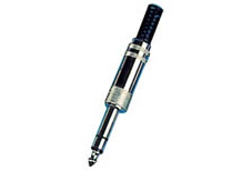6.35MM STEREO MALE AUDIO PLUG WITH SPRING FOR AUDIO CABLE