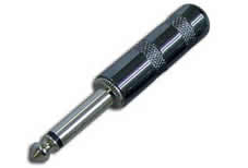 6.3mm mono plug metal