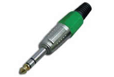 6.3mm stereo plug w/ni finiTSM gold tip