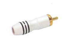 METAL RCA MALE CABLE CONNECTOR FEV-B439