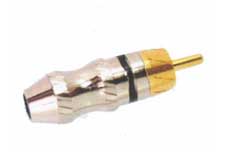 METAL RCA MALE AUDIO VIDEO CONNECTOR FEV-B440
