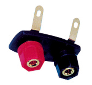 Red Black Speaker Terminal Dual Spring Lock Load Binding Post FEV-C211