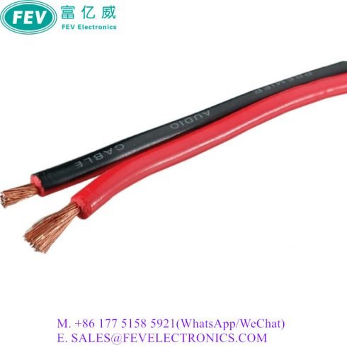 100M/ROLL RED BLACK SPEAKER WIRE STEREO CABLE