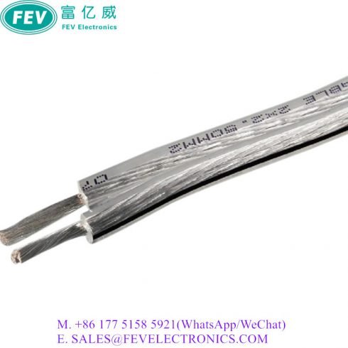 HIGH QUALITY TRANSPARENT SPEAKER WIRE STEREO CABLE
