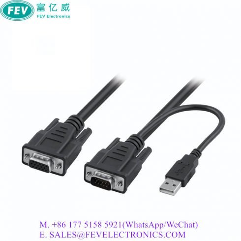 KVM Cable VGA Cable Computer Cable with USB Power Supply