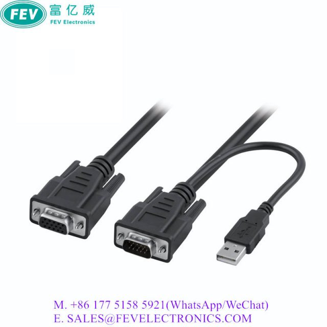 KVM Cable VGA Cable Computer Cable with USB Power Supply