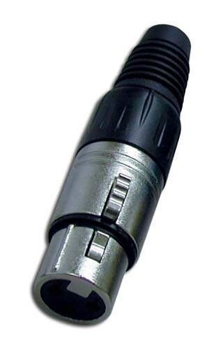 XLR 3-POLE FEMALE CONNECTOR MICROPHONE CONNECTOR