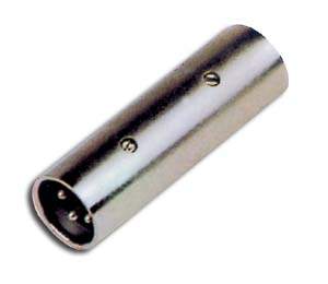 3 POLE XLR CONNECTOR MALE TO MALE XLR COUPLER