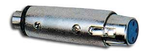 XLR FEMALE TO RCA FEMALE AUDIO ADAPTOR