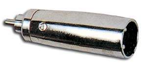 XLR MALE TO RCA MALE ADAPTOR