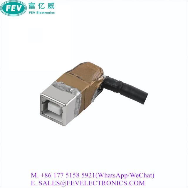 USB 2.0 B Female with Bracket to Mini USB Cable