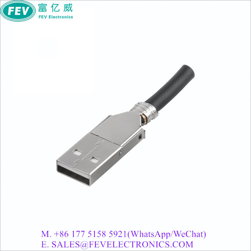 EMI USB CABLE USB A MALE to USB C MALE FAST CHARGE CABLE Full Shielded