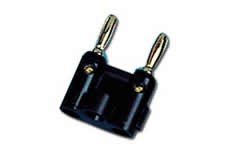 Dual 2-way Speaker Male Plug Cable Connector 2MM Banana Plugs FEV-C184