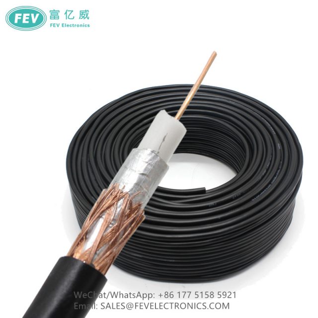 FEV-RG58 3C2V RG59 RG6 COAX CABLE 100M 200M 300M Roll