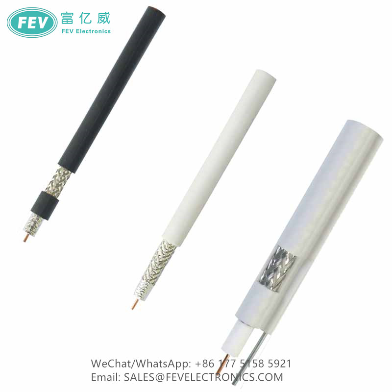 RG6 Coaxial Cable for SAT CCTV CATV 75 OHM FEV-RG6U