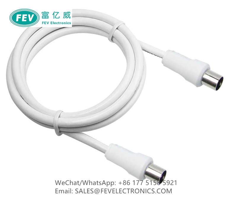 IEC SCREENING ATTENUATION ANTENNA CABLE MALE TO FEMALE CLASS A++ 105DB